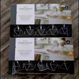 New Threshold geometric string lights 2pack